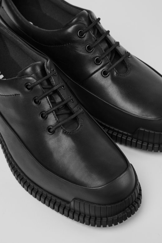 кампер пик црне кожне ципеле на пертлање нове доласке