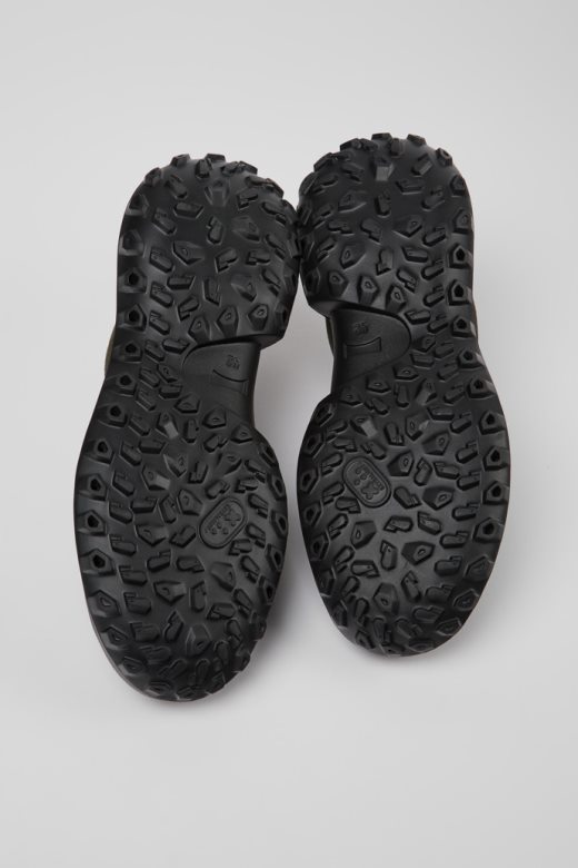 кампер дизајн црцлр горе-тек зелени нубук и текстилне патике за мушкарце