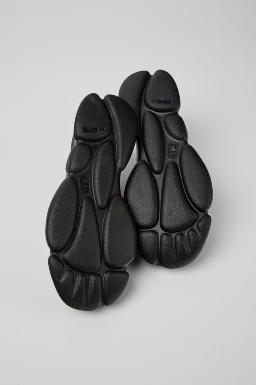 Ексклузивне кампер карст црне кожне ципеле за мушкарце