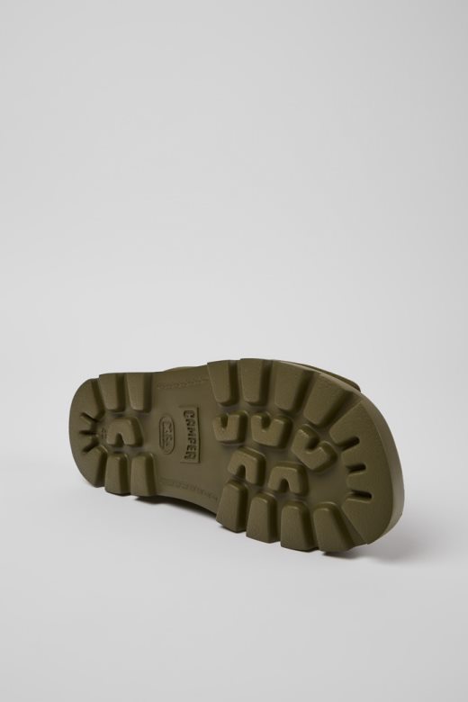 камп брутус сандале зелене сандале од рециклираног памука за мушкарце новопридошле