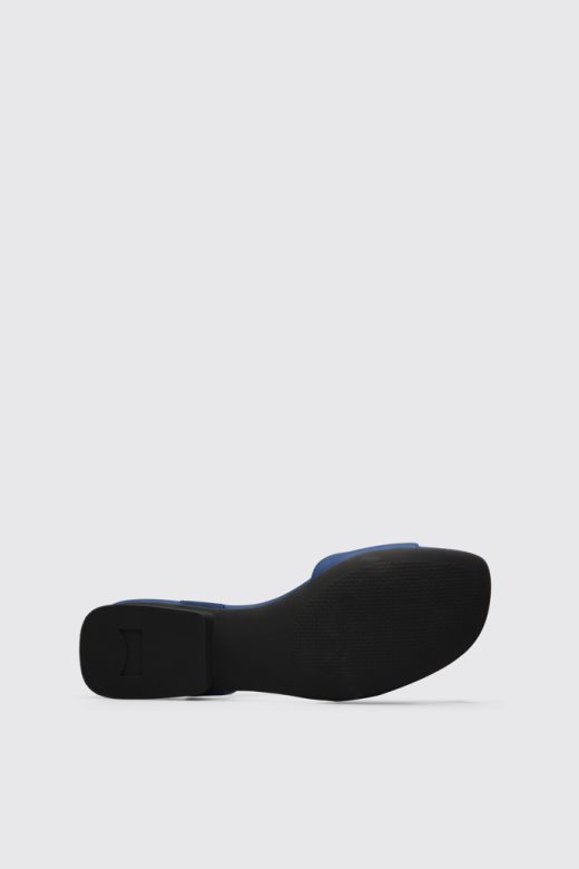 цаси мира женске плаве текстилне сандале са т-траком нове доласке