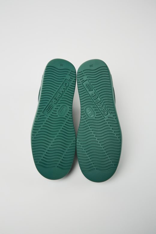 дизајн тркач к21 зелене кожне патике за жене кампер