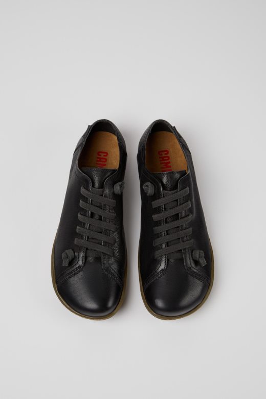 дизајн пеу црне цасуал ципеле за жене кампер