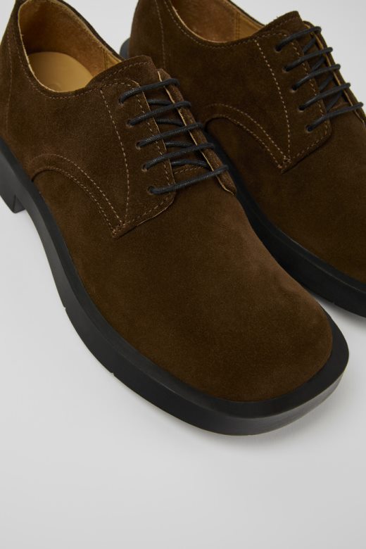 цампер десигн мил 1978 браон ципеле од нубука за жене