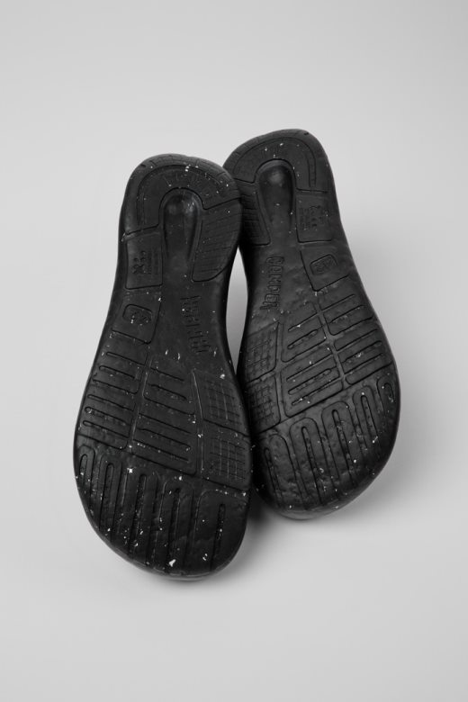 дизајн пеу стадион црне кожне патике за мушкарце кампер